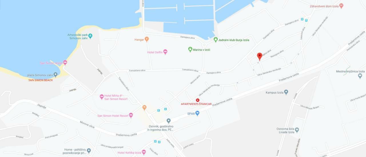 Apartmaji Stamcar Izola Εξωτερικό φωτογραφία